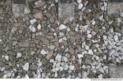 Photo Textures of Ground Gravel